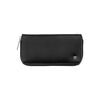 PREMIUM, 6-pcs Leather Zip fastener case black, small 3