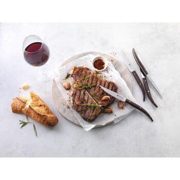 Biftek Bı&ccedil;ağı Seti | Jakaranda Ahşap | 4-par&ccedil;a,,large 3