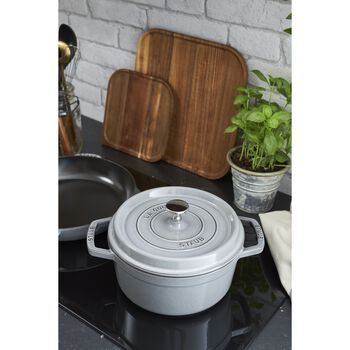 D&ouml;k&uuml;m Tencere | Grafit Gri | 20 cm | 2,2 l | yuvarlak,,large 7