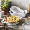 Stoneware, 3-pc, Ovenware set, White, small 2