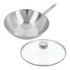 Apollo 7, Wok met glazen deksel 30 cm, small 1