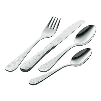 &Ccedil;ocuk &Ccedil;atal Kaşık Bı&ccedil;ak Seti | 18/10 Paslanmaz &Ccedil;elik | 4-par&ccedil;a,,large 1