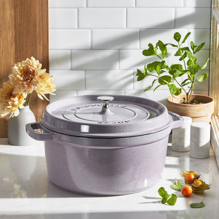 La Cocotte, 28 cm round Cast iron Cocotte cherry blossom, large 2