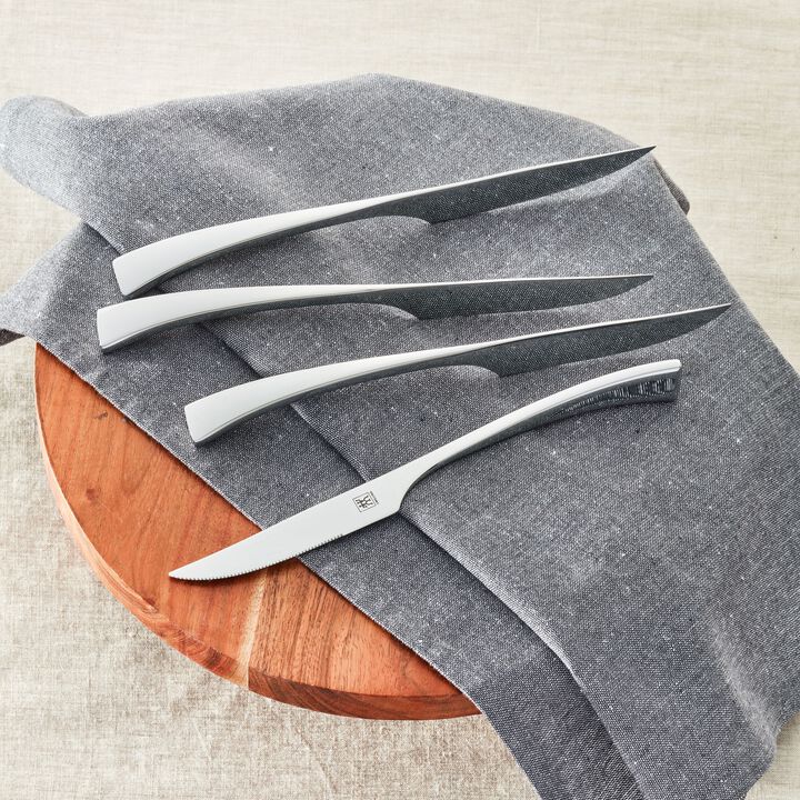Flatware Accessories, 4-pc, 18/10 Stainless Steel Bellasera Steak Knife Set, large 2