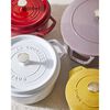 Cast Iron, 7 qt, Round, Dutch Oven, Pure White, small 8