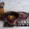 Cast Iron, 5.5 qt, Round, Dutch Oven, Grenadine, small 3