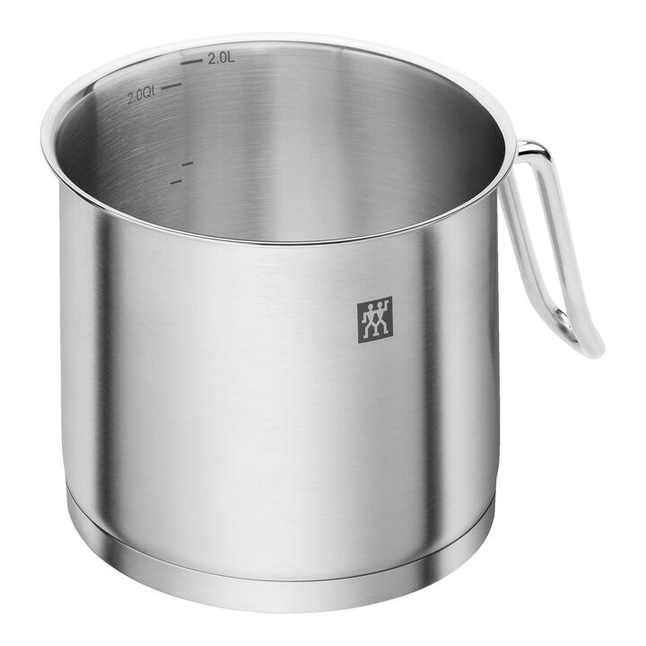 Pro, Cazo de leche 2 l, 18/10 Acero inoxidable, Plata, large 1