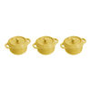 Stoneware, 3-pc, Mini Round Dutch Oven Set, Citron, small 1