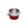 La Cocotte, Cocotte con vaporera 26 cm, redondo, Cereza, Hierro fundido, small 2
