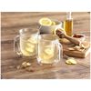 Sorrento Plus Double Wall Glassware, 12-oz-/-2-pc  Coffee Glass Mug Set, small 6