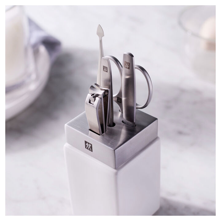 PREMIUM, 6-pc Manicure Station, 18/10 Stainless Steel , large 1