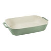 Ceramique, Rectangular Baking Dish Set Eucalyptus 3 Piece, small 3