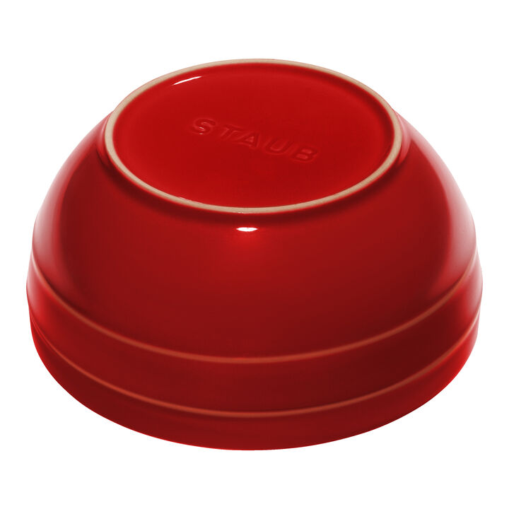 Ceramique, Schüssel 18 cm, rund, Kirsch-Rot, Keramik, large 2