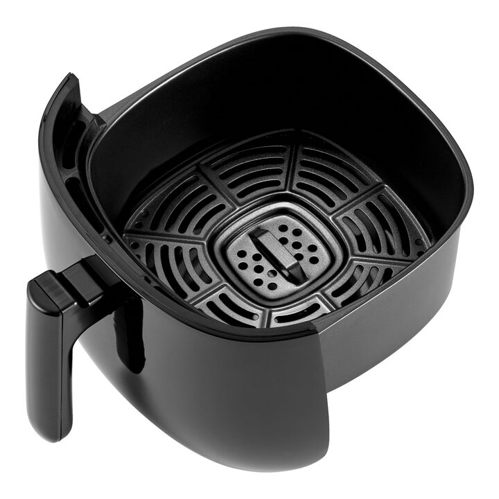 Friteuse sans huile à air chaud 4 l, Noir mat, large 4