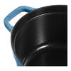 Cast Iron, 5.75 qt, Oval, Dutch Oven, French Blue - Factory Second, small 3