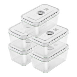 Set vacuum boîte, 5-pcs. /M, gris, Verre