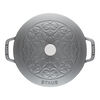 Cast Iron, 3.75 qt, French oven lily, Graphite Grey - Factory Second, small 2