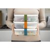 Fresh & Save, Vacu&uuml;m broodtrommelset, L plat / 6-delig, Kunststof, semitransparant-Grijs, small 11