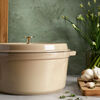 Cast Iron, 7 qt, Round, Cocotte, Sesame - Factory Second, small 3
