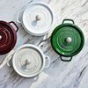 Cast Iron, 4 qt, Round, Dutch Oven, Basil, small 5