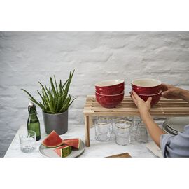 Schüssel Set 14 cm / 4-tlg, Kirsch-Rot, Keramik