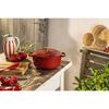 Bellamonte, Cocotte 22 cm, Rond(e), Rouge, Fonte, small 11