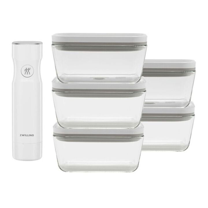 Fresh & Save, 6 Piece Meal Prep Set, Glass, M, large 1