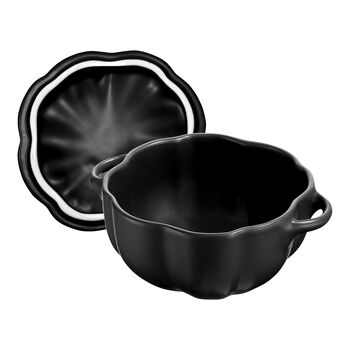 Ceramic Cocotte | Siyah | 12 cm | 500 ml | Balkabağı,,large 3