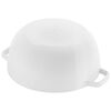 La Cocotte, 4.8 l cast iron round Essential French Oven with Snake Lid, pure-white, small 6