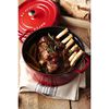 La Cocotte, 5.25 l cast iron round Cocotte, cherry - Visual Imperfections, small 2