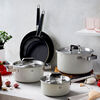 Pure, 8-pc Stainless Steel Cookware Set, Ivory, small 2