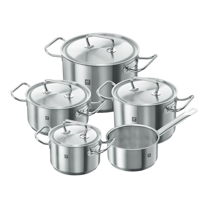 TWIN Classic, Kochtopfset 5-tlg, 18/10 Edelstahl, large 1