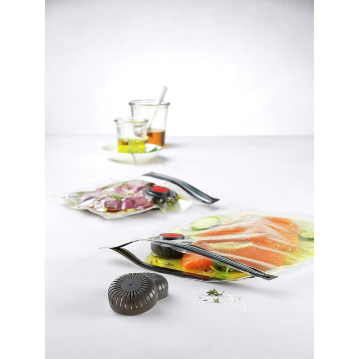 Fresh & Save, Vacuum accessory set liquid barrier, 6-pc, large 2