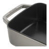 Cast Iron, 12-x 8-inch, Rectangular, Roasting Pan, Graphite Grey, small 2