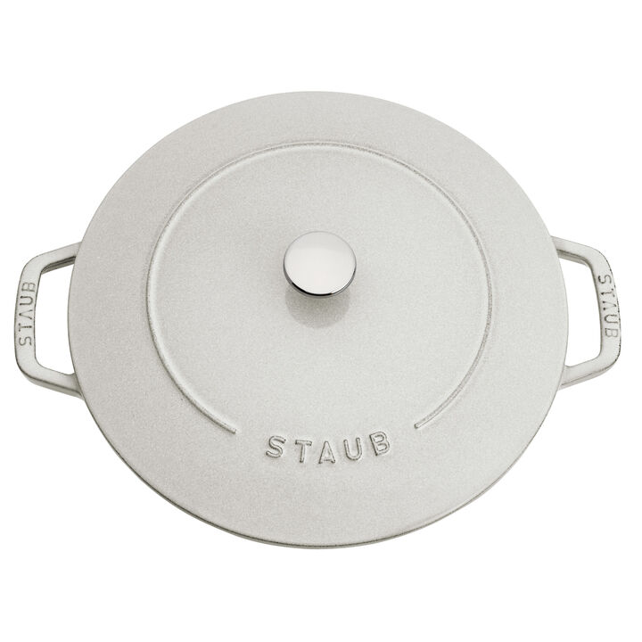 Cast Iron, 5 qt, Essential French Oven, White Truffle, large 3