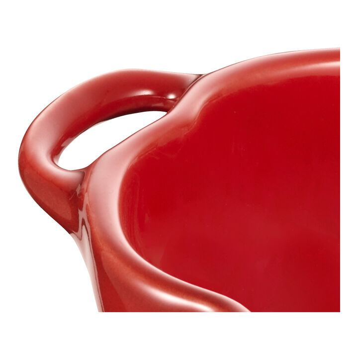 Stoneware, 0.525 qt, Tomato, Petite Dutch Oven, Cherry, large 3