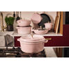 Cast Iron, 5.5 qt, Round, Cocotte, Peony Pink - Factory Second, small 2