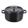 La Cocotte, Cocotte Buster+Punch 24 cm, rund, Schwarz, Gusseisen, small 6