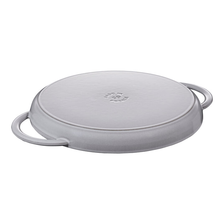 Grill Pans, 30 cm round Cast iron Pure Grill graphite-grey, large 2