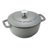 鋳物ホーロー鍋, Wa-NABE・フレンチオーブン 18 cm, 鋳鉄, small 1