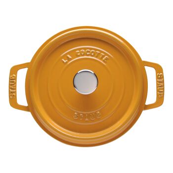 D&ouml;k&uuml;m Tencere | Hardal | 20 cm | 2,2 l | yuvarlak,,large 1