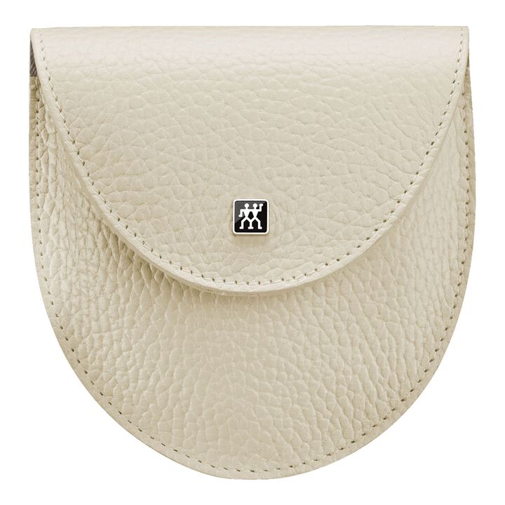 Lederen etui, 1-delig | Leer | Beige, large 1