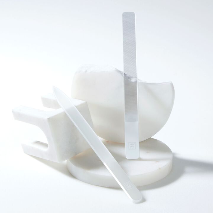 PREMIUM, Nail buffer, Glass | white, large 3