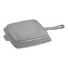 Cast Iron, 10-inch, Cast Iron, Square, Grill Pan, Graphite Grey, small 2