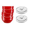 Fresh & Save BOWLS, Set de bols avec couvercle / 6-pcs, 12&nbsp;cm/Cerise, small 1