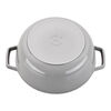 Cast Iron, 3.75 qt, French oven rooster, Graphite Grey - Factory Second, small 3