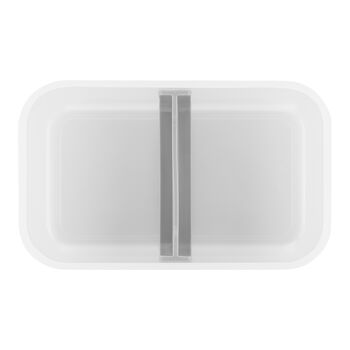 Vakumlu Yemek Taşıma Kabı, M, Plastik, yarı şeffaf-Gri,,large 4