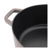 Cast Iron, 6.25 qt, Wide Oval Dutch Oven, Lilac - Factory Second, small 4