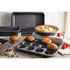6 Piece special shape Bakeware set, graphite-grey, small 9