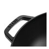 Specialities, Wok avec couvercle en verre 30 cm, Noir, small 3